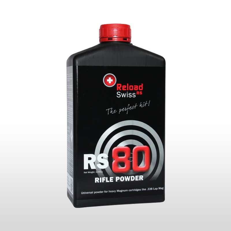 ReloadSwiss RS 80 Powder Load Data