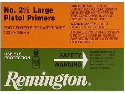 Remington 2.5 Large Pistol (LP) Primers