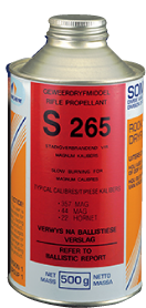 Somchem S265 Powder Load Data