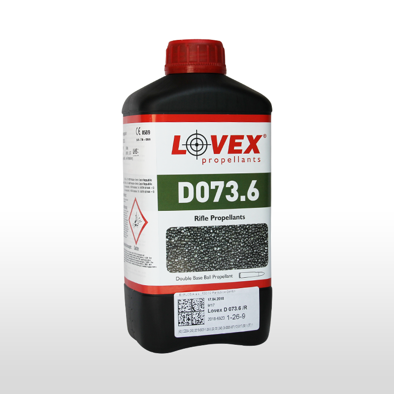 Lovex D073.6 Powder Load Data