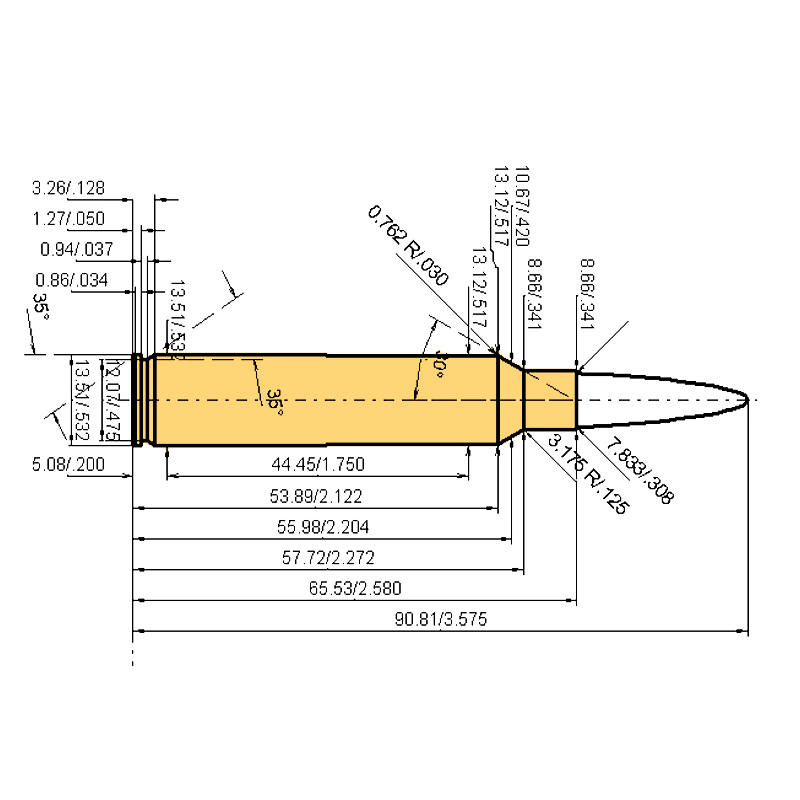 .300 Precision Rifle Catridge Dimensions