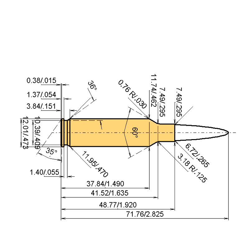 65creedmoor Catridge Dimensions