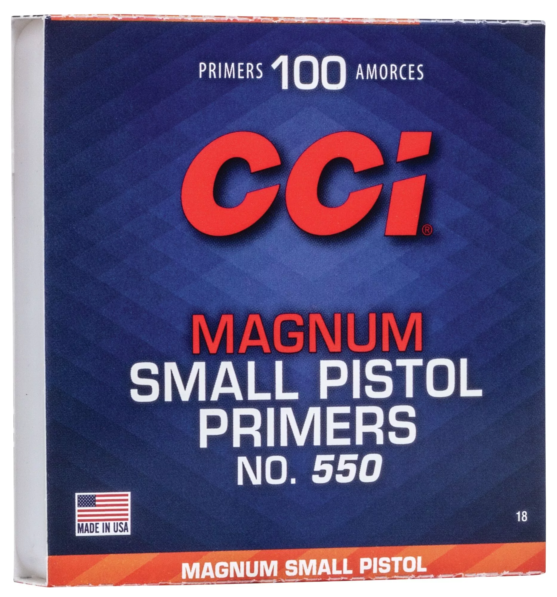 CCI No. 550 Small Pistol Magnum (SPM) Primers 