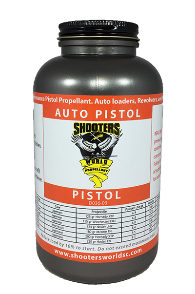 Shooters World Auto Pistol Powder Load Data